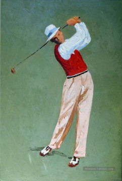 yxr0038 impressionnisme sport golf Peinture à l'huile